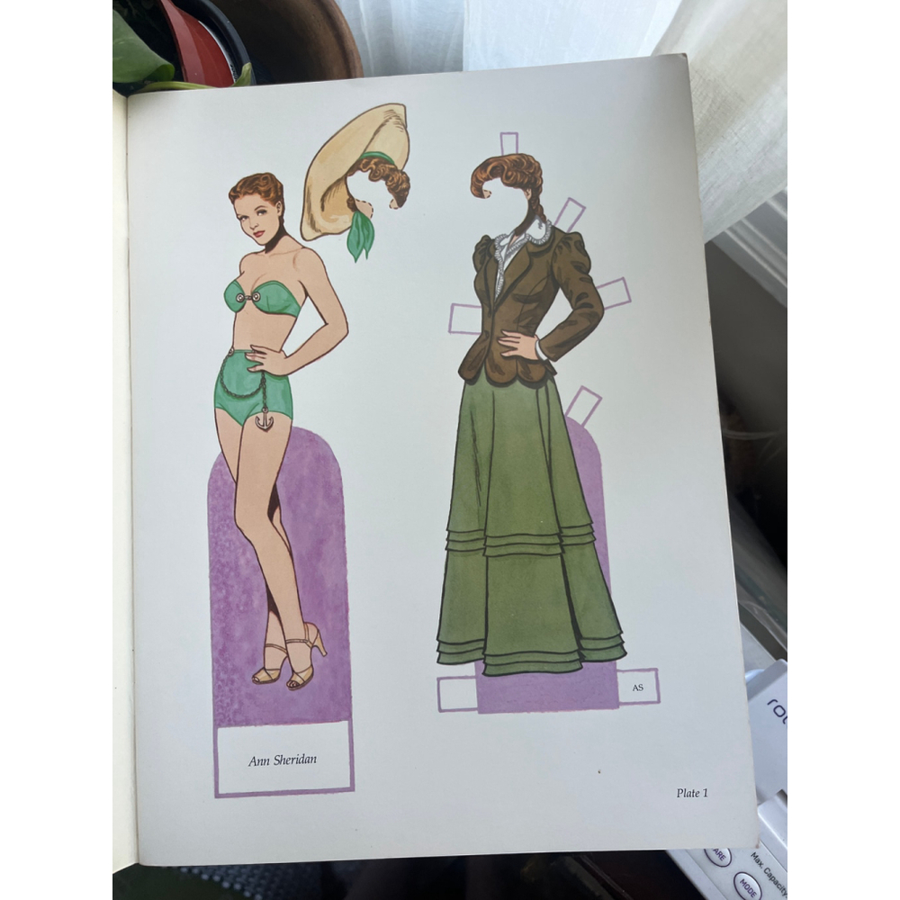 Glamorous Stars of the Forties Paper Dolls Book by Tom Tierney Dover - Picture 2 of 6